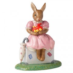Royal Doulton Bunnykins Sitting on a Suitcase
