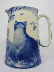 Royal Stone Flow Blue Jug The Cat