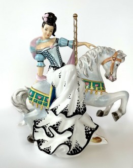 English Ladies Co. Fairground Attraction Carousel Figure - New colourway