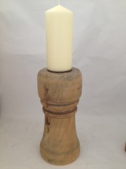 Chunky Elm Candlestick/holder
(candle not included)